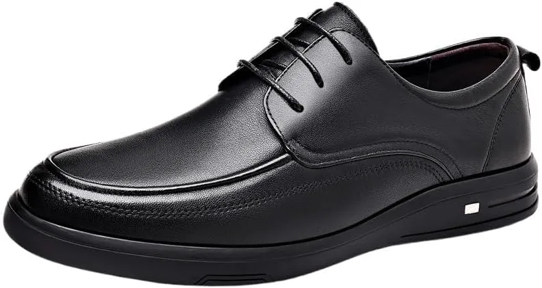 Men's Classic Lace-up Formal Oxfords Fashion Casual Classic Pointed-Toe Formal Shoes