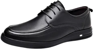 Men's Classic Lace-up Formal Oxfords Fashion Casual Classic Pointed-Toe Formal Shoes