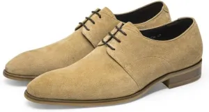 Men's Classic Lace-up Formal Oxfords Hand Stitched Casual Business Formal Derby Shoes for Wedding Evening Uniform Party Office Dress Shoes