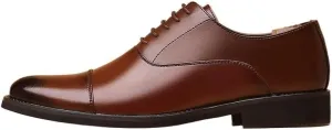 Men's Classic Lace-up Formal Oxfords Slip On Pointed Toe Classic Formal Business Shoes for Driving Walking Wedding Outdoor Indoor Size