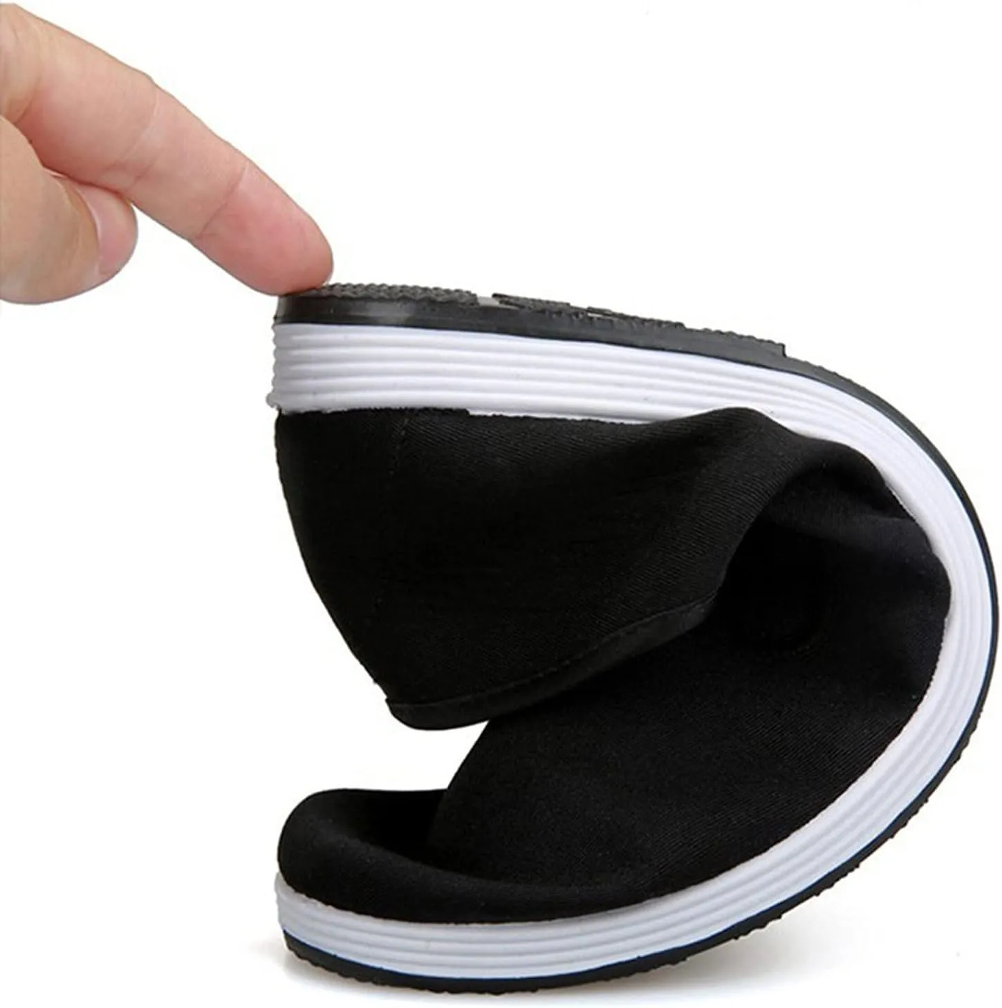 Men's Comfortable Canvas Shoes Lightweight Breathable Walking Shoe Gym Tennis Hook and Loop Orthopedic Sneakers
