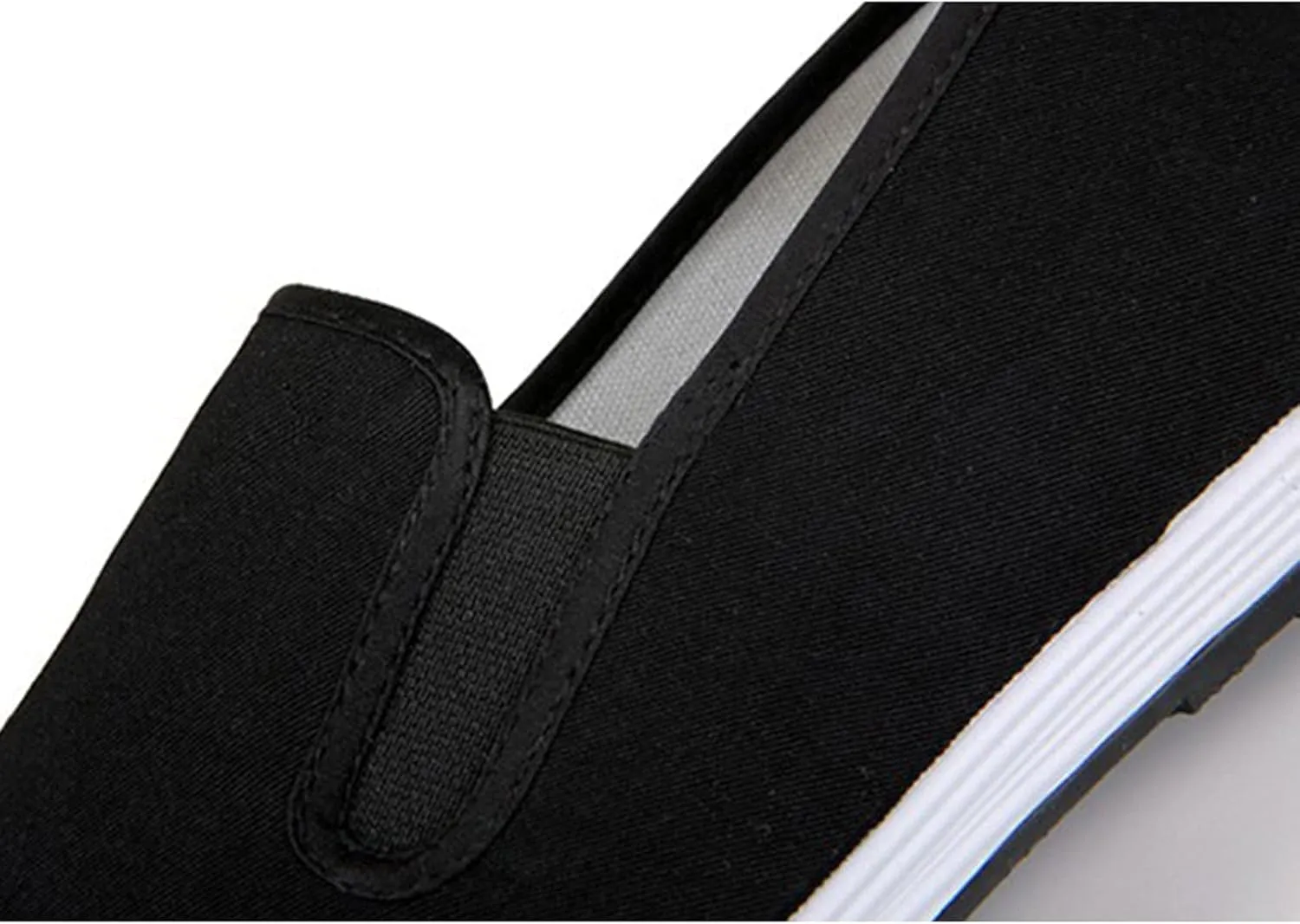 Men's Comfortable Canvas Shoes Lightweight Breathable Walking Shoe Gym Tennis Hook and Loop Orthopedic Sneakers
