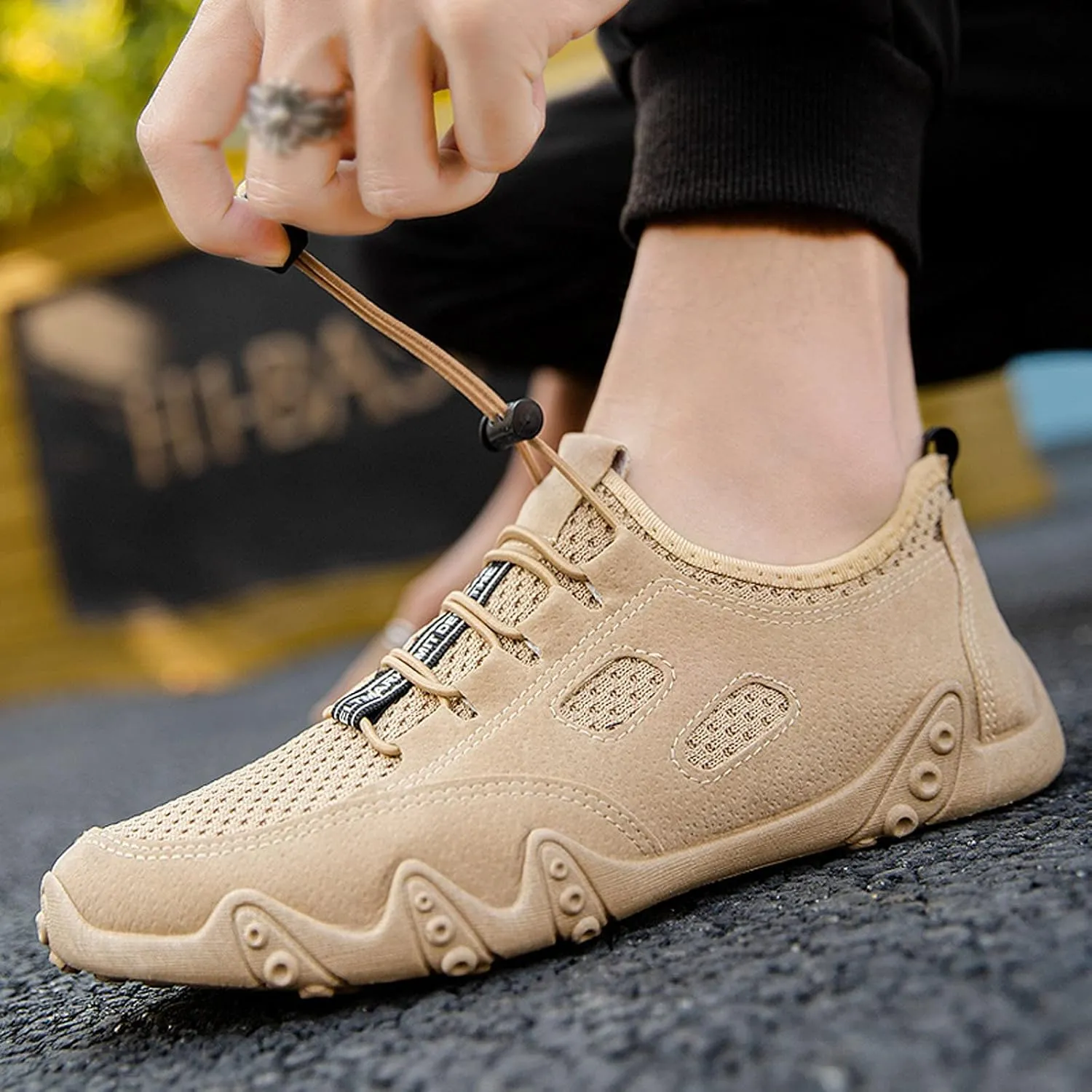 Mens Dress Shoes Casual Oxfords Shoes Knit Lightweight Tennis Shoes Womens Winter Women Casual Shoes Fashion Sneakers 2025 Slip On Tennis Shoe Loafers Casual Slip On