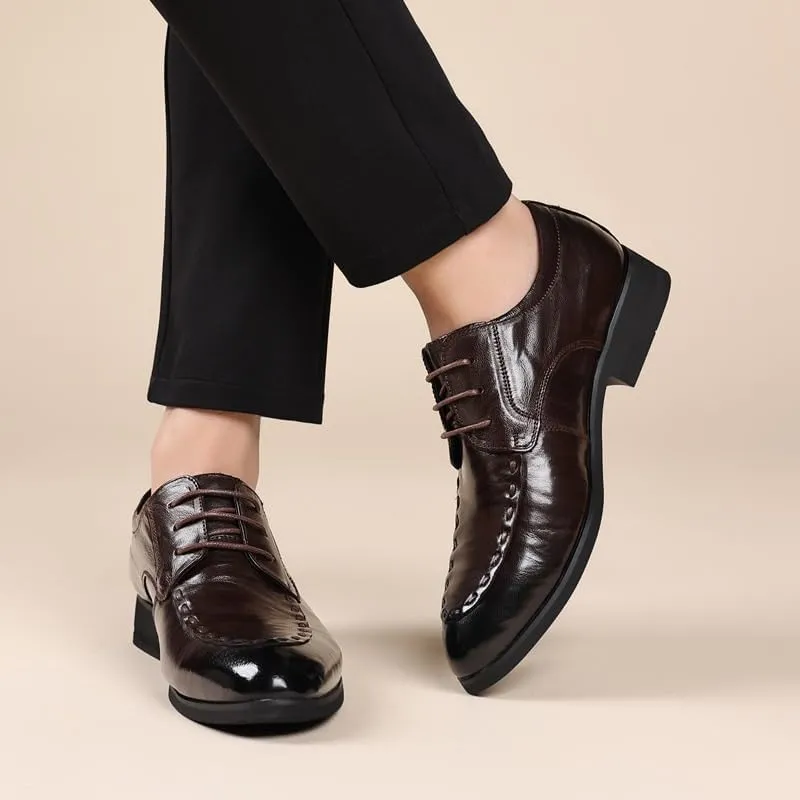 Men's Dress Shoes Mens Formal Classic Business Oxford Shoes Men Lightweight Comfortable Derby Shoe