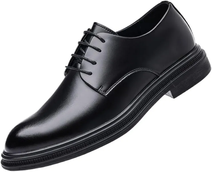 Mens Dress Shoes Work Men’s Dress Oxford Formal Shoes Leather Business Shoes Office Comfortable Tuxedo Shoes Formal Derby Shoes(7)