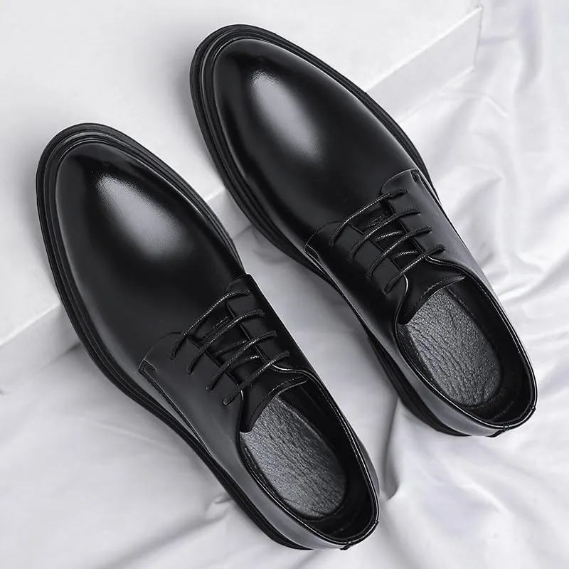 Mens Dress Shoes Work Men’s Dress Oxford Formal Shoes Leather Business Shoes Office Comfortable Tuxedo Shoes Formal Derby Shoes(7)