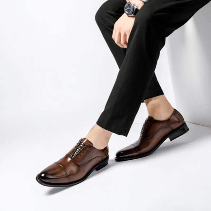 Men's Fashion Casual Classic Pointed-Toe Formal Shoes