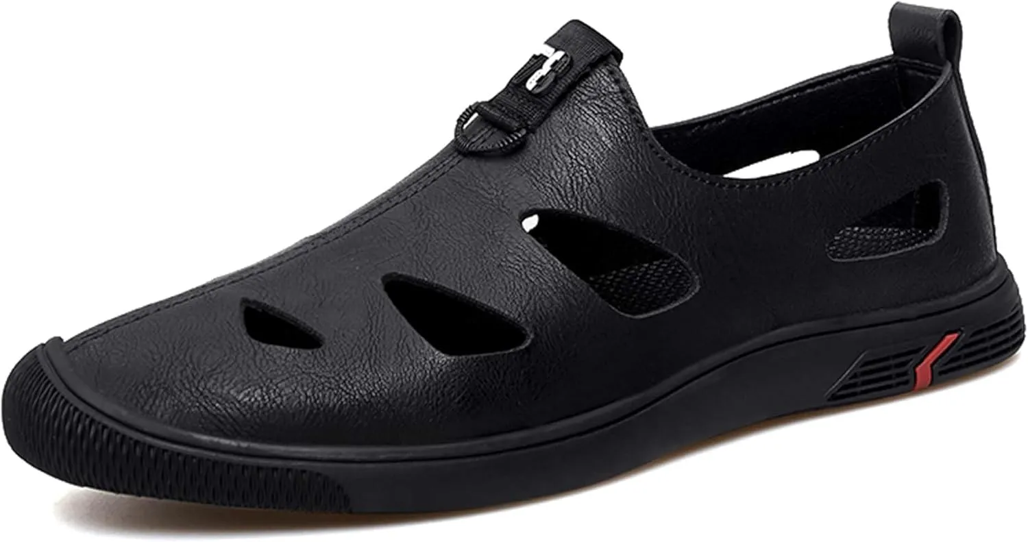 Men's Formal Shoes Oxford Casual Retro Classic Comfortable Formal Derby Men's Business Formal Shoes, Closed Toe Shallow Mouth Wide Casual Shoes Comfortable Driving Walking Shoes，Wading Shoes