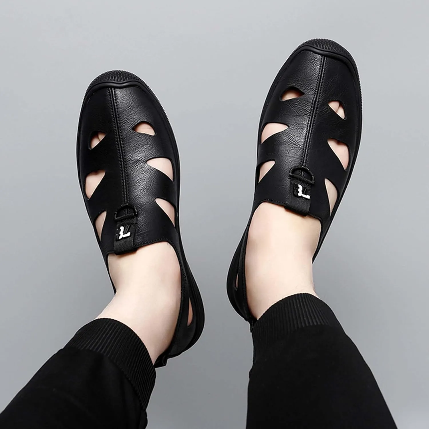 Men's Formal Shoes Oxford Casual Retro Classic Comfortable Formal Derby Men's Business Formal Shoes, Closed Toe Shallow Mouth Wide Casual Shoes Comfortable Driving Walking Shoes，Wading Shoes