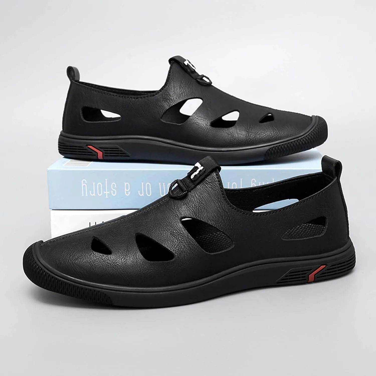 Men's Formal Shoes Oxford Casual Retro Classic Comfortable Formal Derby Men's Business Formal Shoes, Closed Toe Shallow Mouth Wide Casual Shoes Comfortable Driving Walking Shoes，Wading Shoes