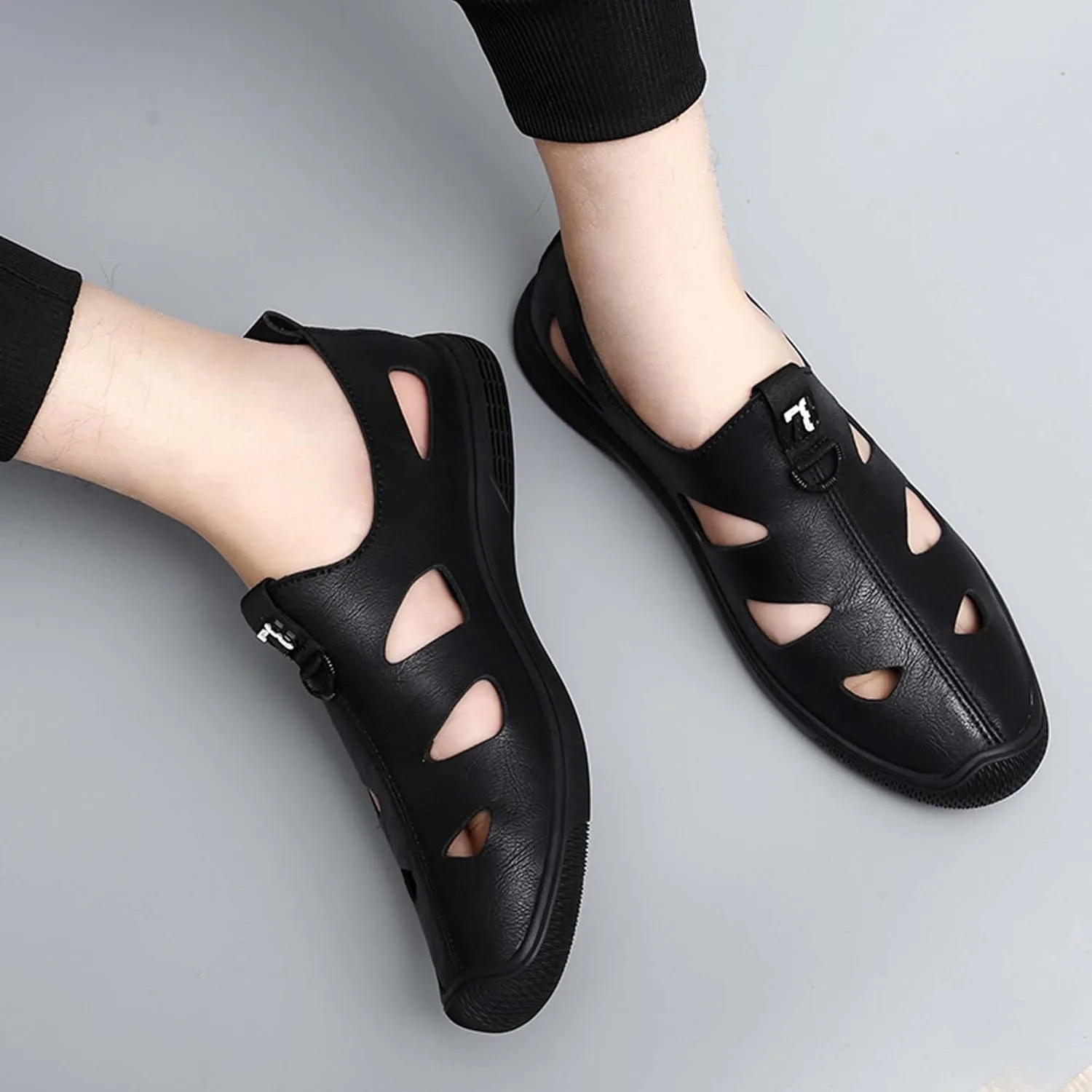 Men's Formal Shoes Oxford Casual Retro Classic Comfortable Formal Derby Men's Business Formal Shoes, Closed Toe Shallow Mouth Wide Casual Shoes Comfortable Driving Walking Shoes，Wading Shoes