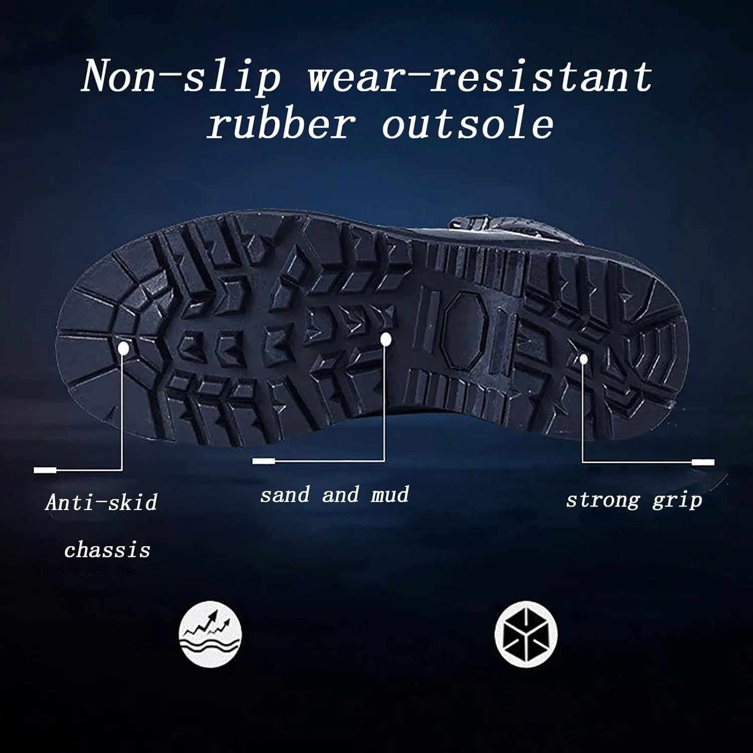 Men's High-top Tactical Military Boots, Spring Summer Outdoor Ultralight Waterproof Tactical Boots, Comfort Durable Non-slip Breathable Training Shoes