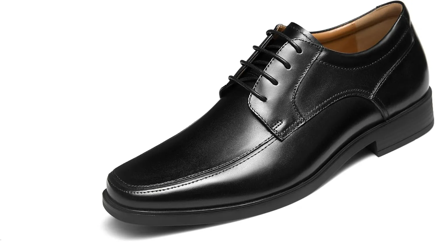 Mens Leather Formal Oxford Lace up Dress Shoes