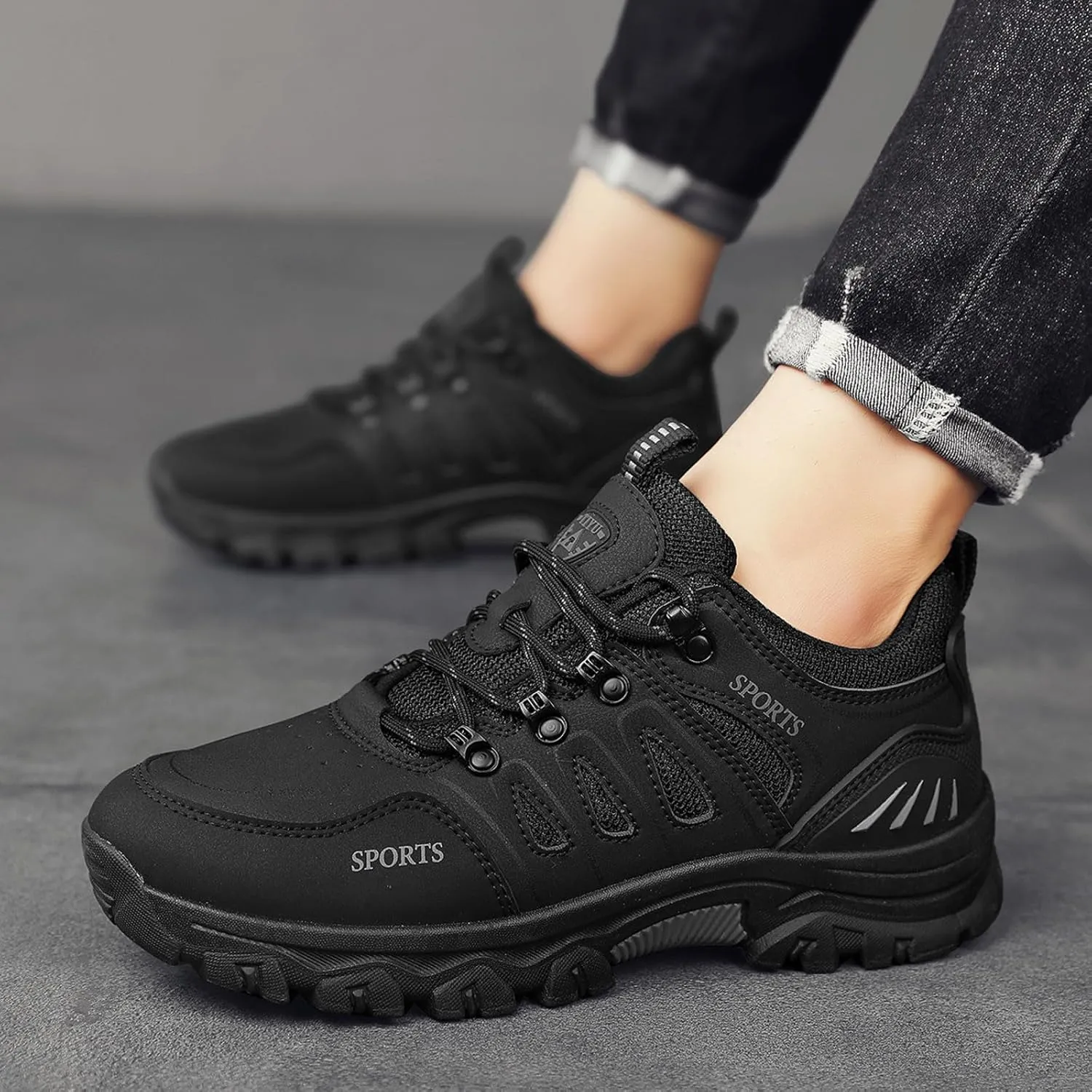 Men's Lightweight Non Slip Barefoot Shoes Portable Non Slip Fitness Workout Shoe Men's Comfortable Canvas Shoes