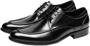Men's Oxford Shoes Business Dress Leather Shoes Pointed Toe Formal Wear Low Top Shoes Polished Craft Comfortable Breathable Shock Absorption Cushioning