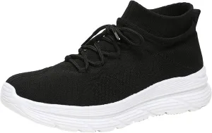 Mens Oxfords Lace-Up Lightweight Casual Walking Shoes Womens Tennis Shoes Flat Feet Men's Casual Dress Shoes Black Platform Sneaker Slip On Tennis Shoe Cross Trainer Shoe