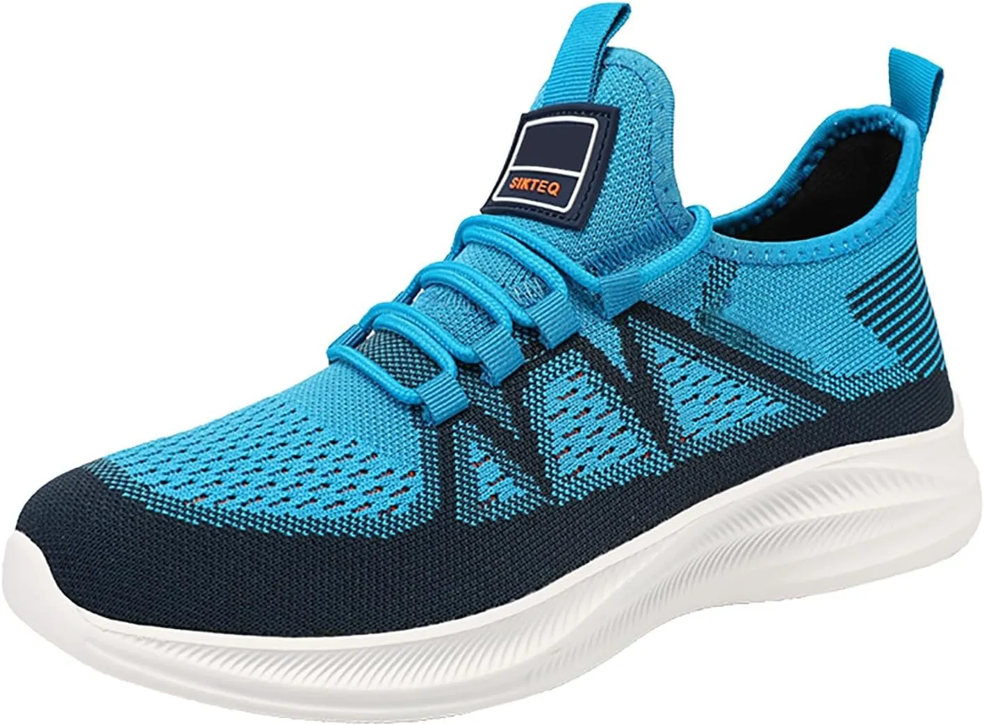 Men's Reathable Stretch Canvas Shoes Breathable Elastic Fly Woven Mesh Sneaker Convenient Elderly Slip on Shoes