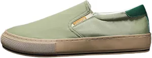 Men's Reathable Stretch Canvas Shoes Lightweight Breathable Slip on Running Shoe Business Casual Versatile Shoes