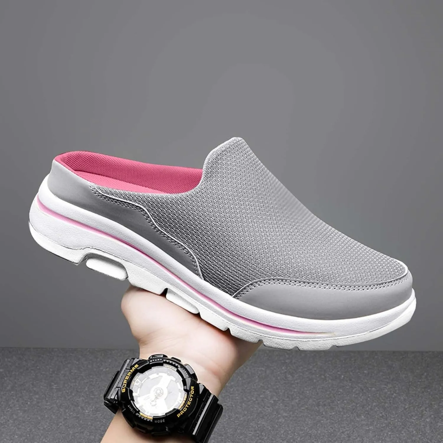 Men's Reathable Stretch Canvas Shoes Lightweight Breathable Walking Shoe Gym Tennis Business Formal Dress Shoes