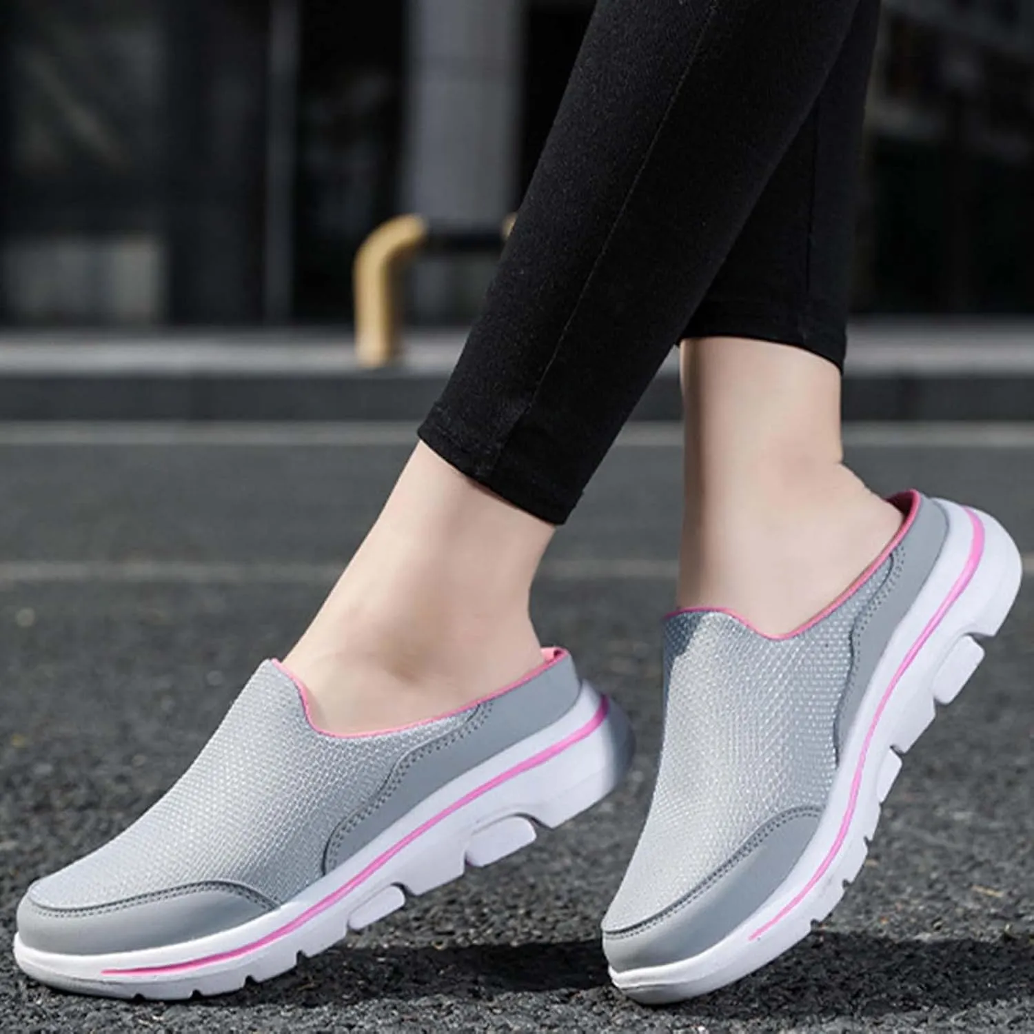 Men's Reathable Stretch Canvas Shoes Lightweight Breathable Walking Shoe Gym Tennis Business Formal Dress Shoes
