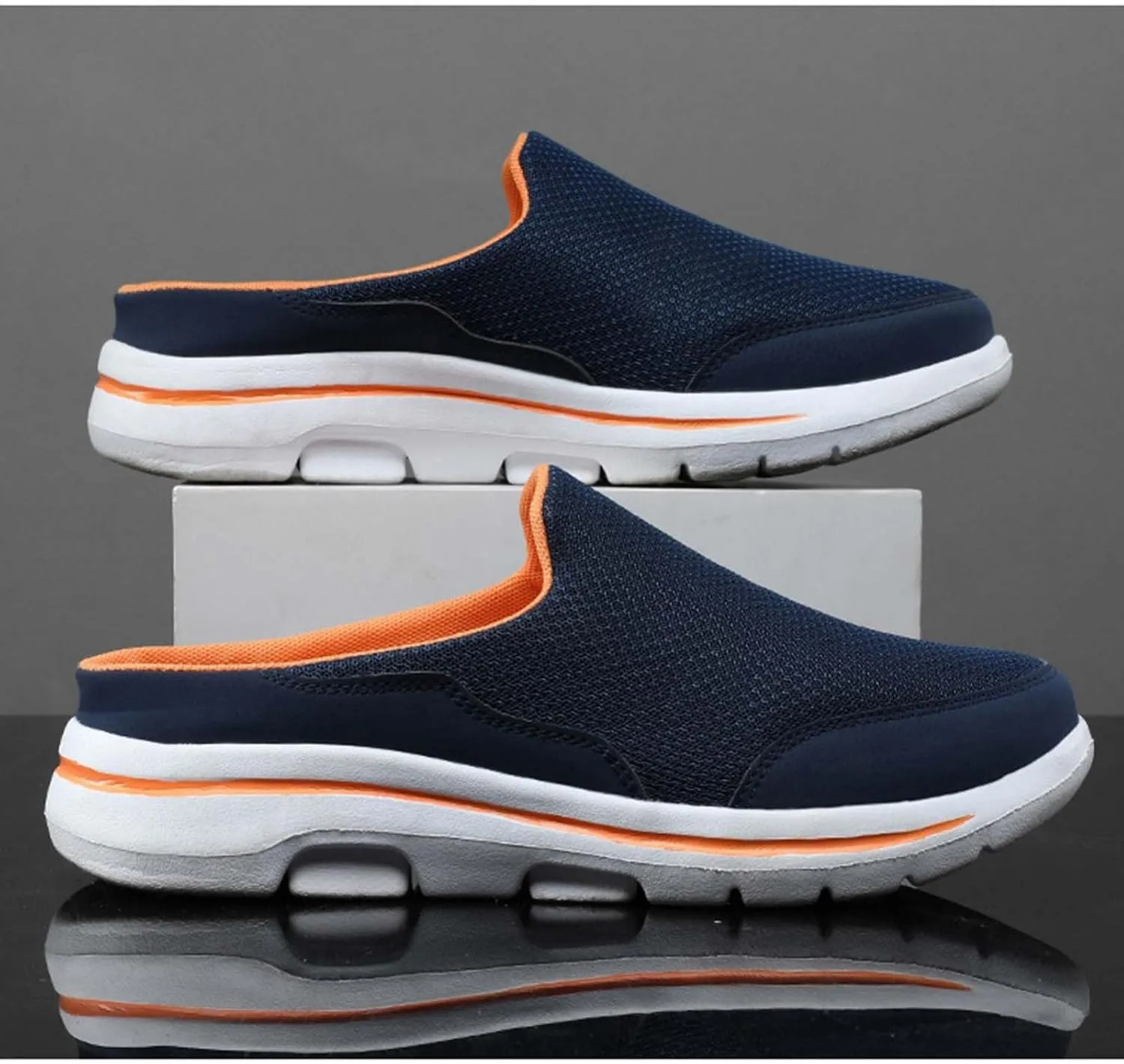 Men's Reathable Stretch Canvas Shoes Lightweight Breathable Walking Shoe Gym Tennis Business Formal Dress Shoes