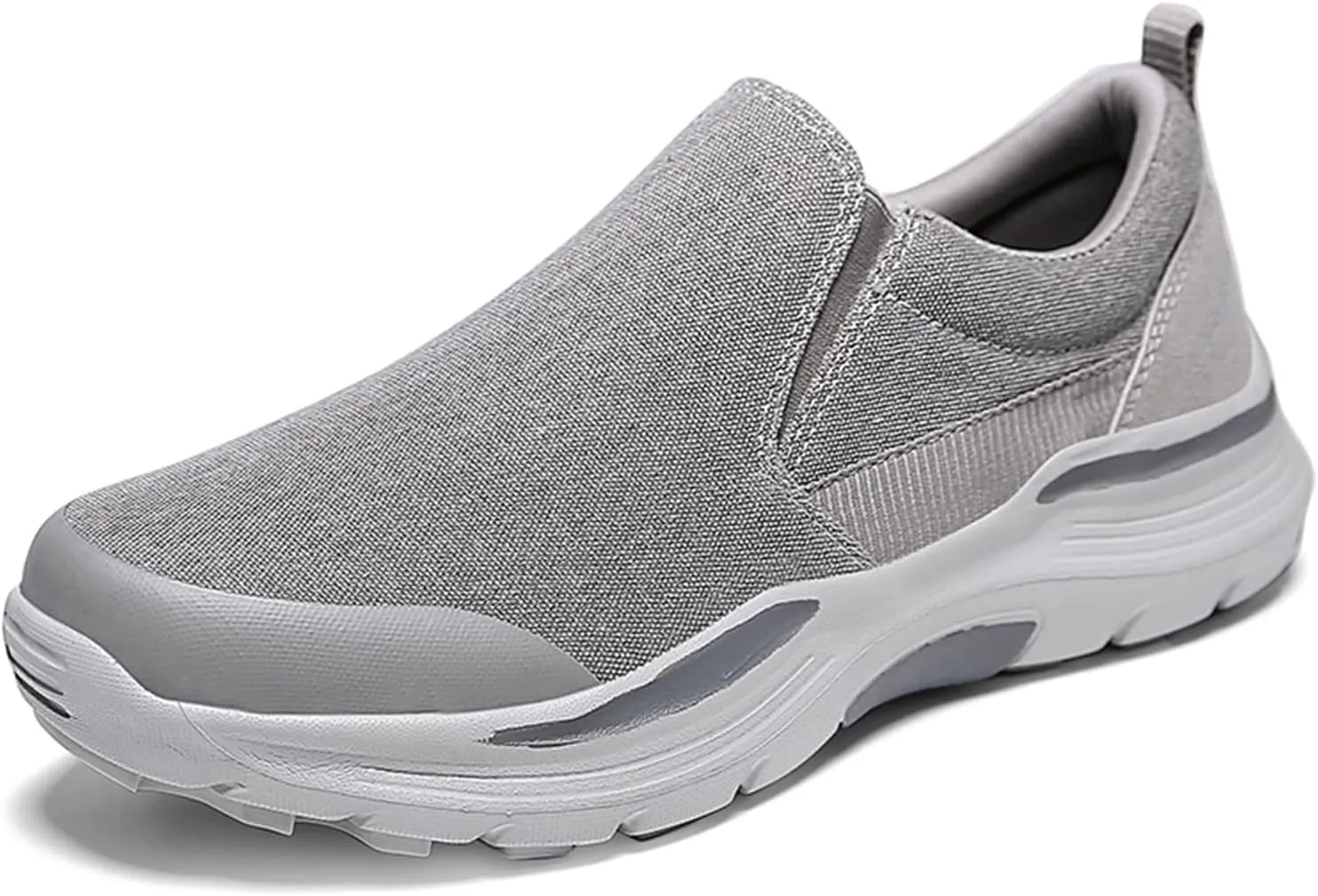 Men's Slip-On Canvas Shoes Casual Sneakers Lightweight Comfortable Breathable Loafers
