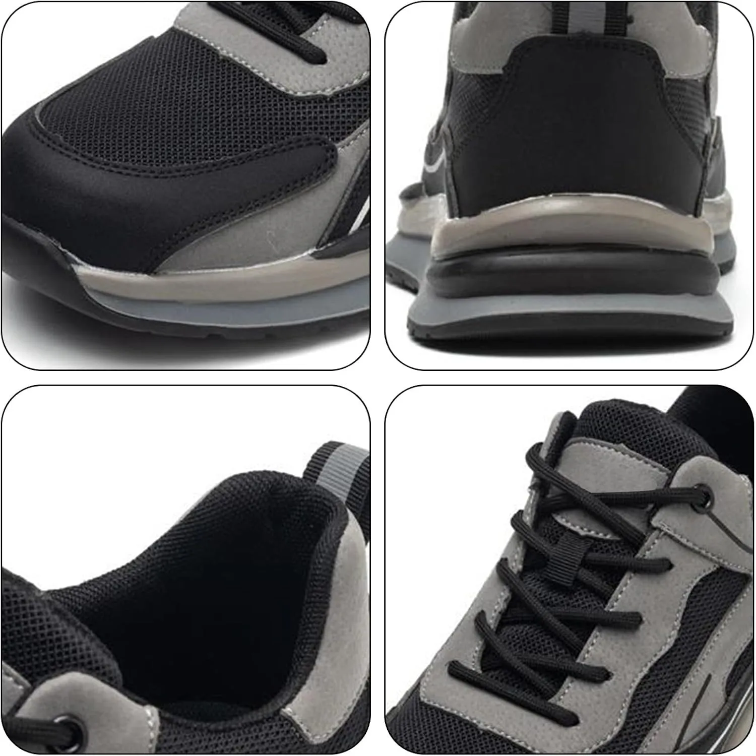 Mens Slip On Walking Shoes Non Slip Running Shoes Lightweight Workout Shoes Breathable Mesh Fashion Casual Sneakers