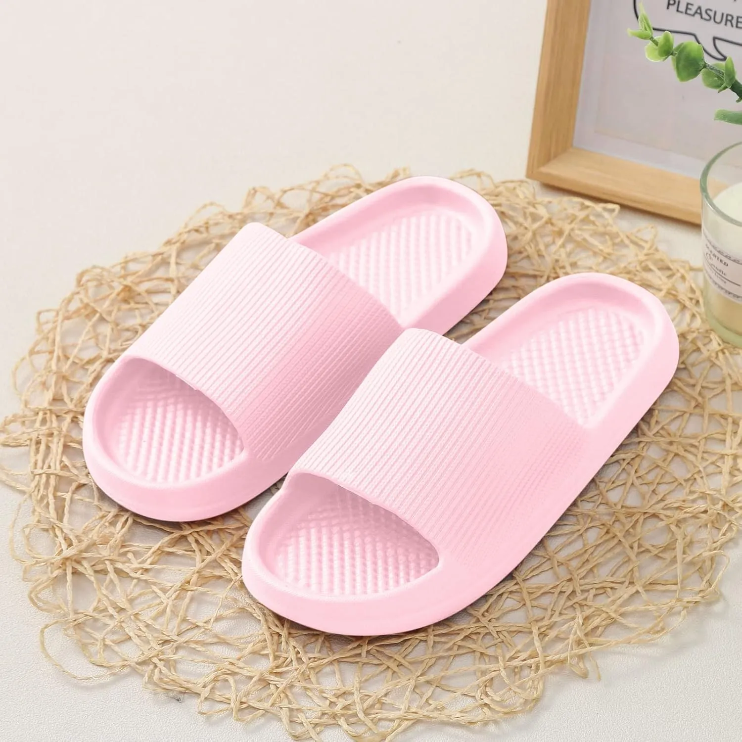 Mens Slippers Slides for Women Mens Slides Womens Soft Sole Comfortable Drainage Hole Slippers