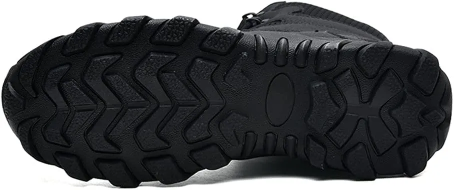Men’s Tactical Boots Lightweight Combat Boots Durable Suede Leather and Rubber Sole Military Work and Desert Boots