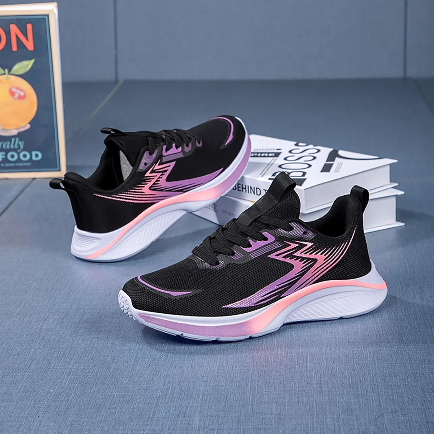 Men's Walking Shoes Cushion Running Tennis Shoes Non-Slip Comfortable Breathable Workout Gym Sports Athletic Sneakers