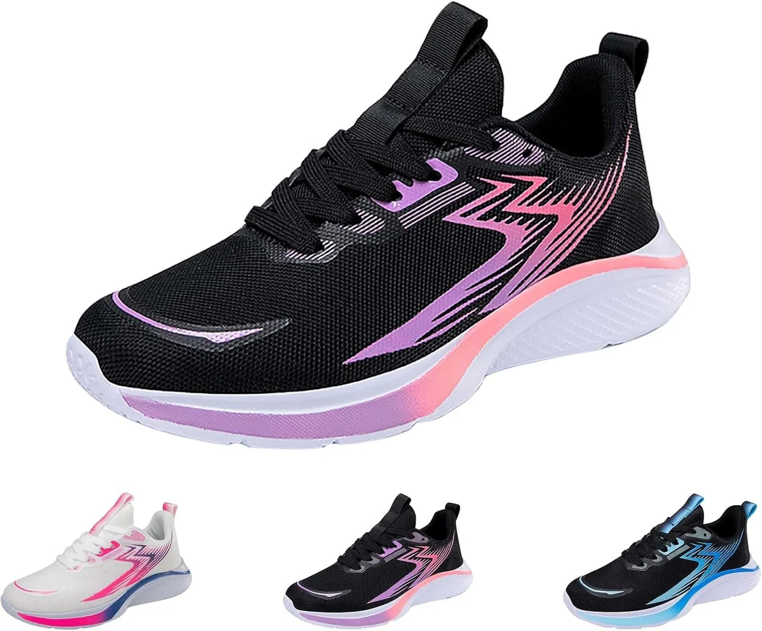 Men's Walking Shoes Cushion Running Tennis Shoes Non-Slip Comfortable Breathable Workout Gym Sports Athletic Sneakers