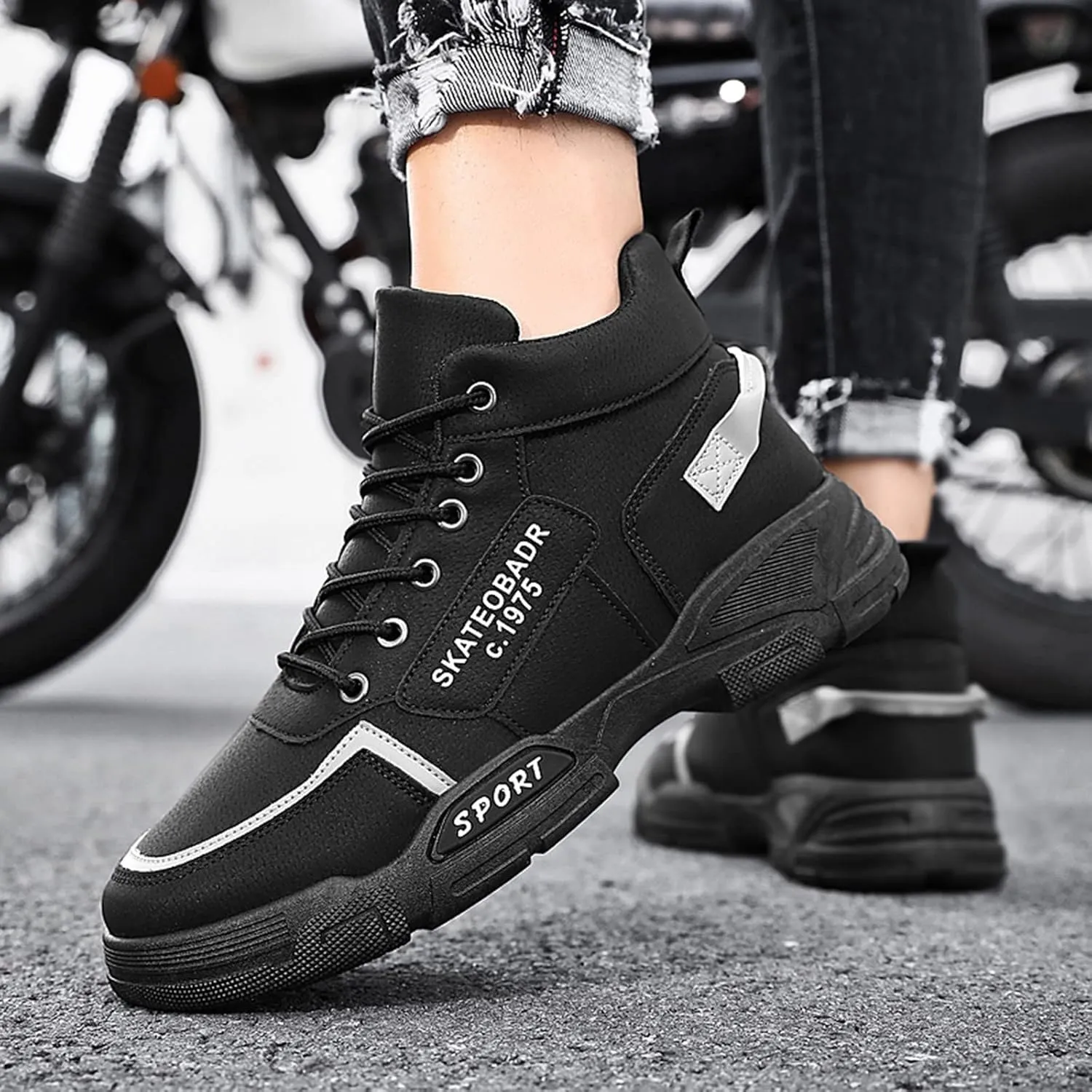 Men's Wide Minimalist Barefoot Sneakers Black Sneakers for Men Slip On Shoes Women Women's Wide Loafers Loafers for Men White Leather Sneakers for Women