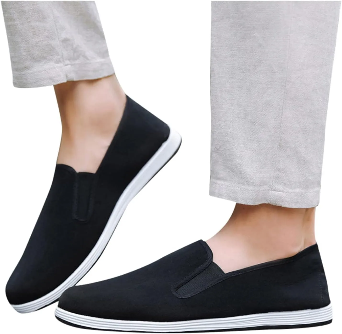 Men's Wide Minimalist Barefoot Sneakers Womens Fashion Sneakers Steel Toe Shoes for Women Round Toe Flats Comfortable Black Loafers Women Wide with Womens White Sneakers