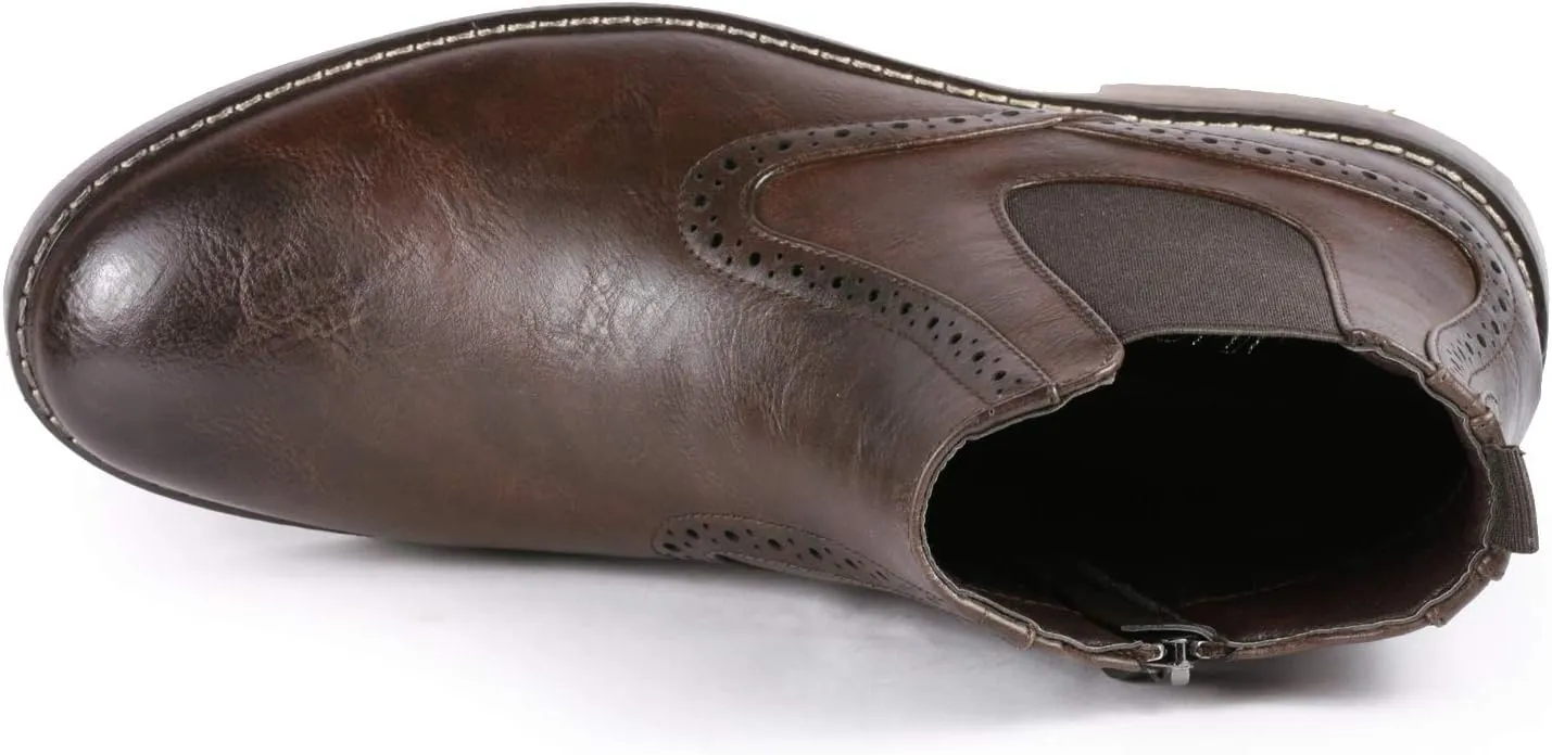 Metrocharm MC139 Men's Formal Dress Casual Ankle Chelsea Boot