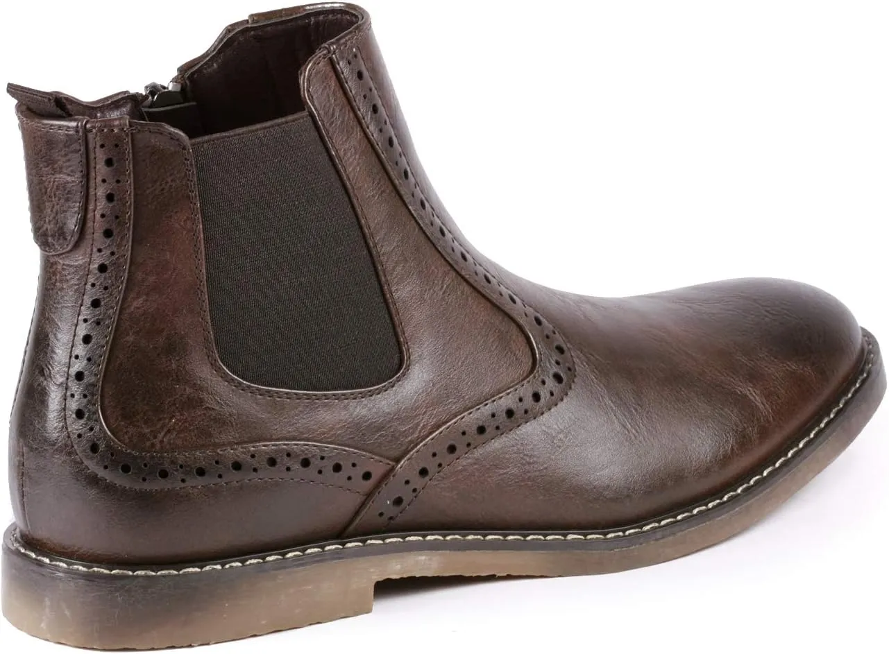 Metrocharm MC139 Men's Formal Dress Casual Ankle Chelsea Boot