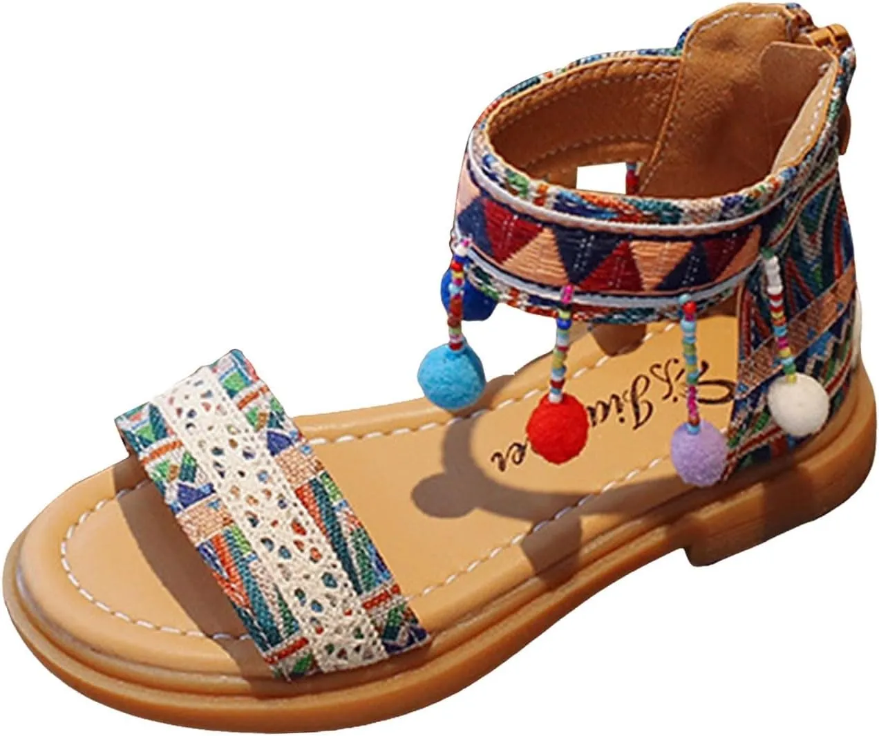 New Comfortable Sandals for Girls in Summer with Soft Sole and Durable Properties White Girl Sandals for Girls Size 2