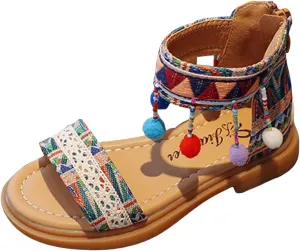 New Comfortable Sandals for Girls in Summer with Soft Sole and Durable Properties White Girl Sandals for Girls Size 2