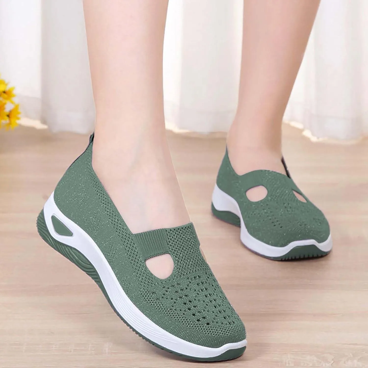 Orthopedic Shoes for Women 2025 New Women's Woven Mens Dress Shoes Lightweight Women Casual Shoes Brown Sneakers Platform Tennis Shoe Loafers Casual Slip On