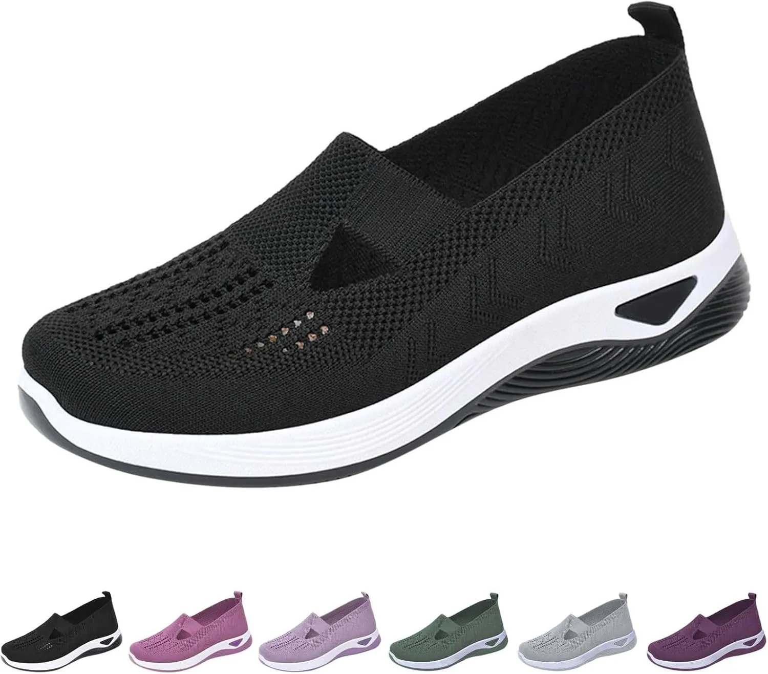 Orthopedic Shoes for Women Breathable Soft Slip On Mens Dress Shoes Casual Casual Shoes Trendy Women's Fashion Sneakers White Tennis Shoe Loafers Shoe