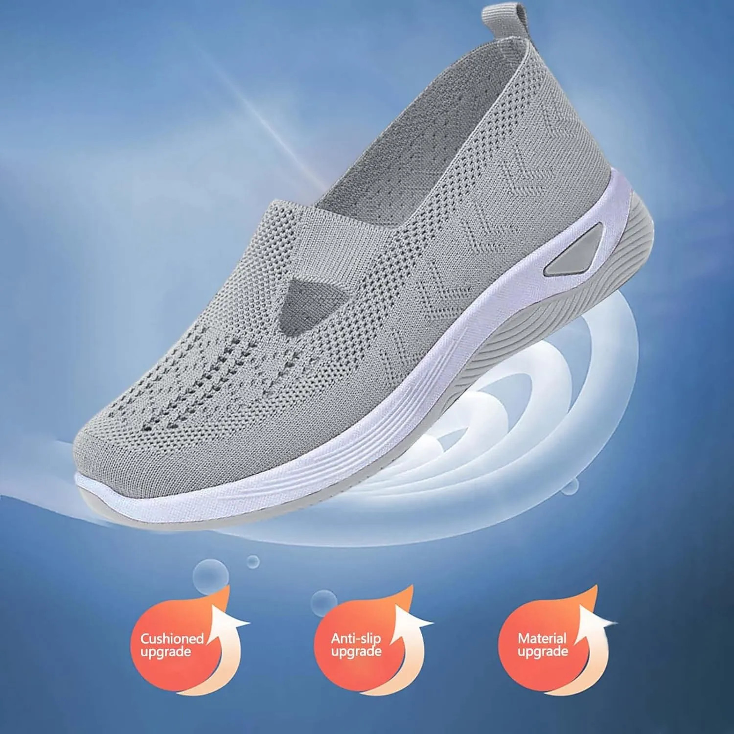 Orthopedic Shoes for Women Woven Slip on Walking Non Slip Work Shoes Women Walking Brown Casual Shoes Women Shoes Sneakers Black Tennis Shoe Casual Loafers