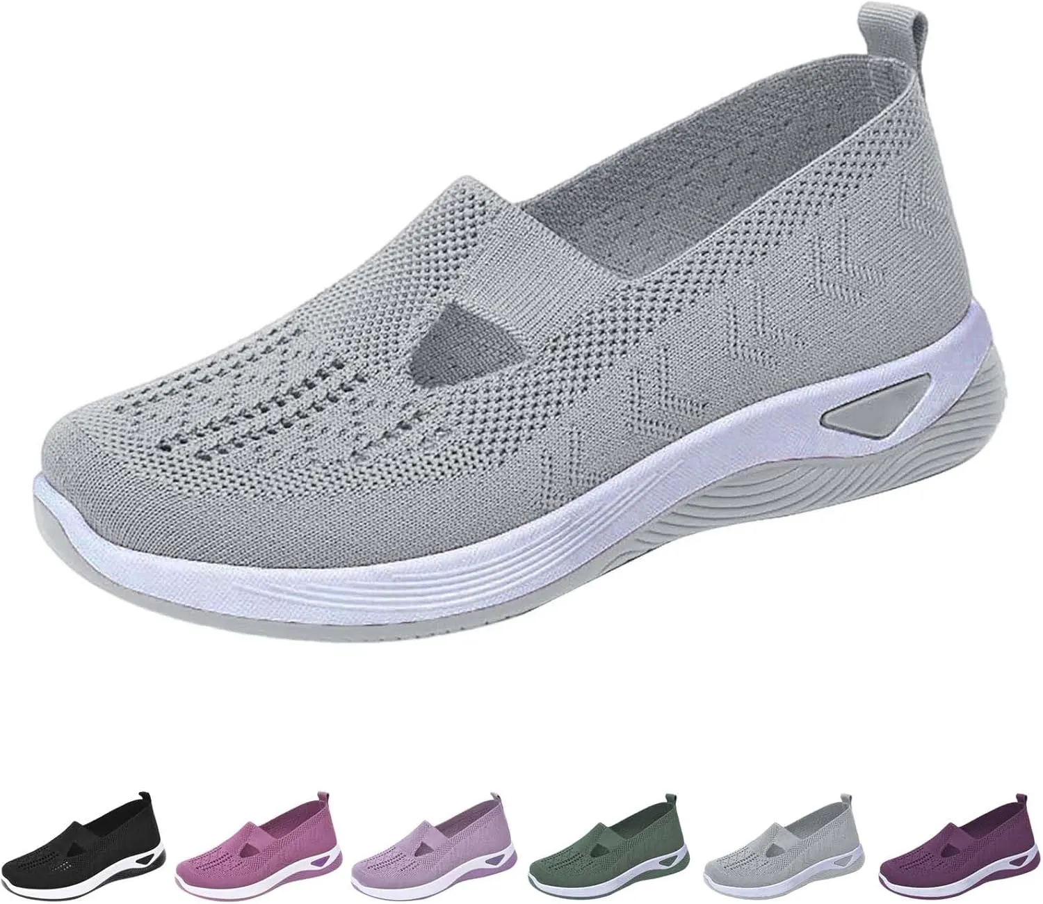 Orthopedic Shoes for Women Woven Slip on Walking Non Slip Work Shoes Women Walking Brown Casual Shoes Women Shoes Sneakers Black Tennis Shoe Casual Loafers