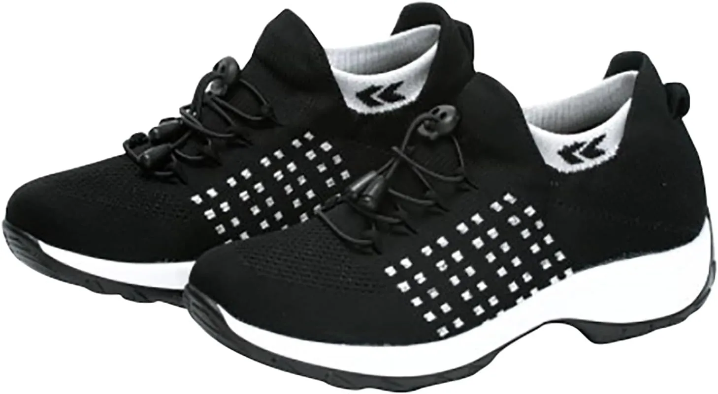 Orthopedic Shoes for Women Woven Slip on Walking Slip On Shoes Women Casual Dress Casual Shoes White Sneakers Platform Tennis Shoe Loafers Shoe