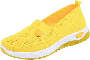 Orthopedic Shoes for Women Woven Slip on Walking Tennis Shoes Womens Food Service Dress Casual Shoes Slip On Sneakers Tennis Shoe Loafers Dress Shoe