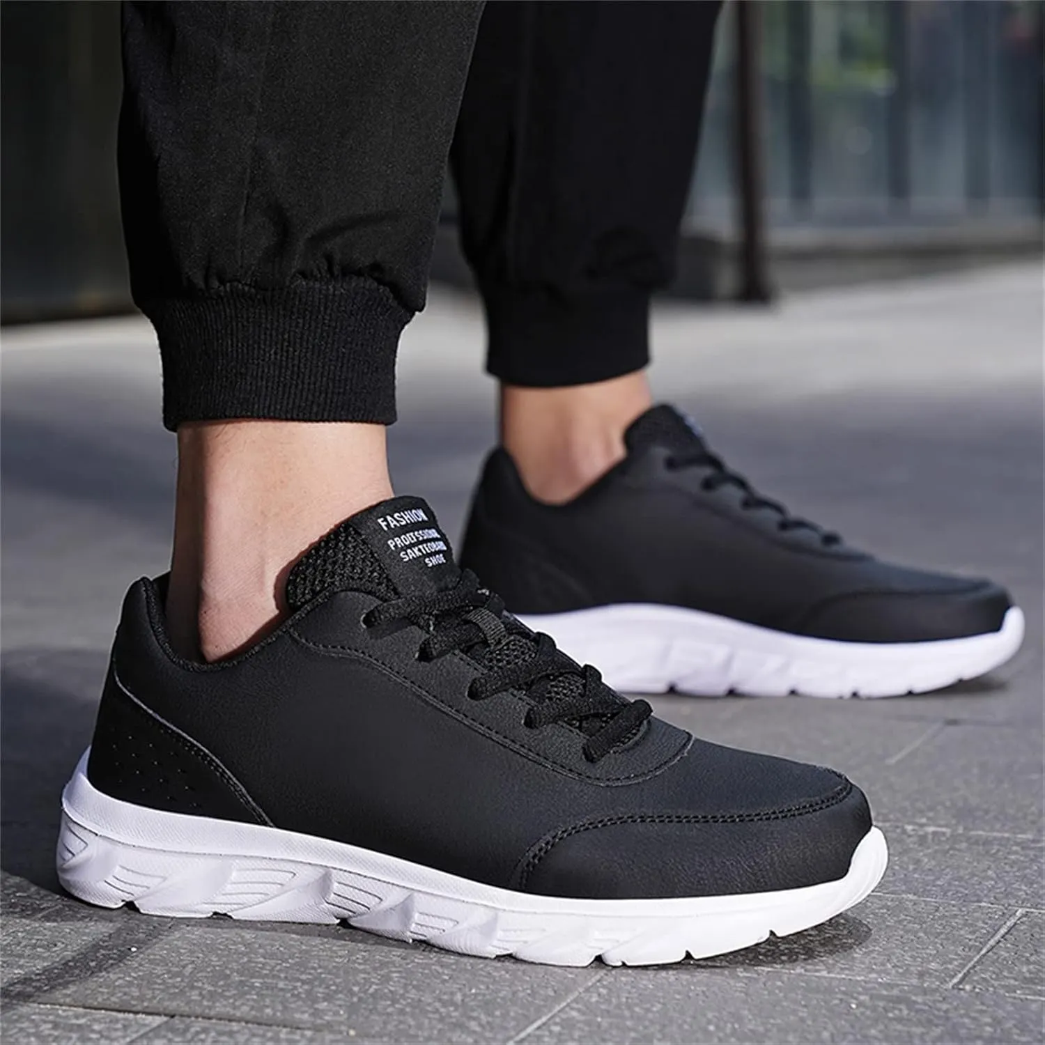 Outdoor Jogging Sneakers for Men Comfortable Breathable Lightweight Tennis Shoe Men's Comfortable Canvas Shoes