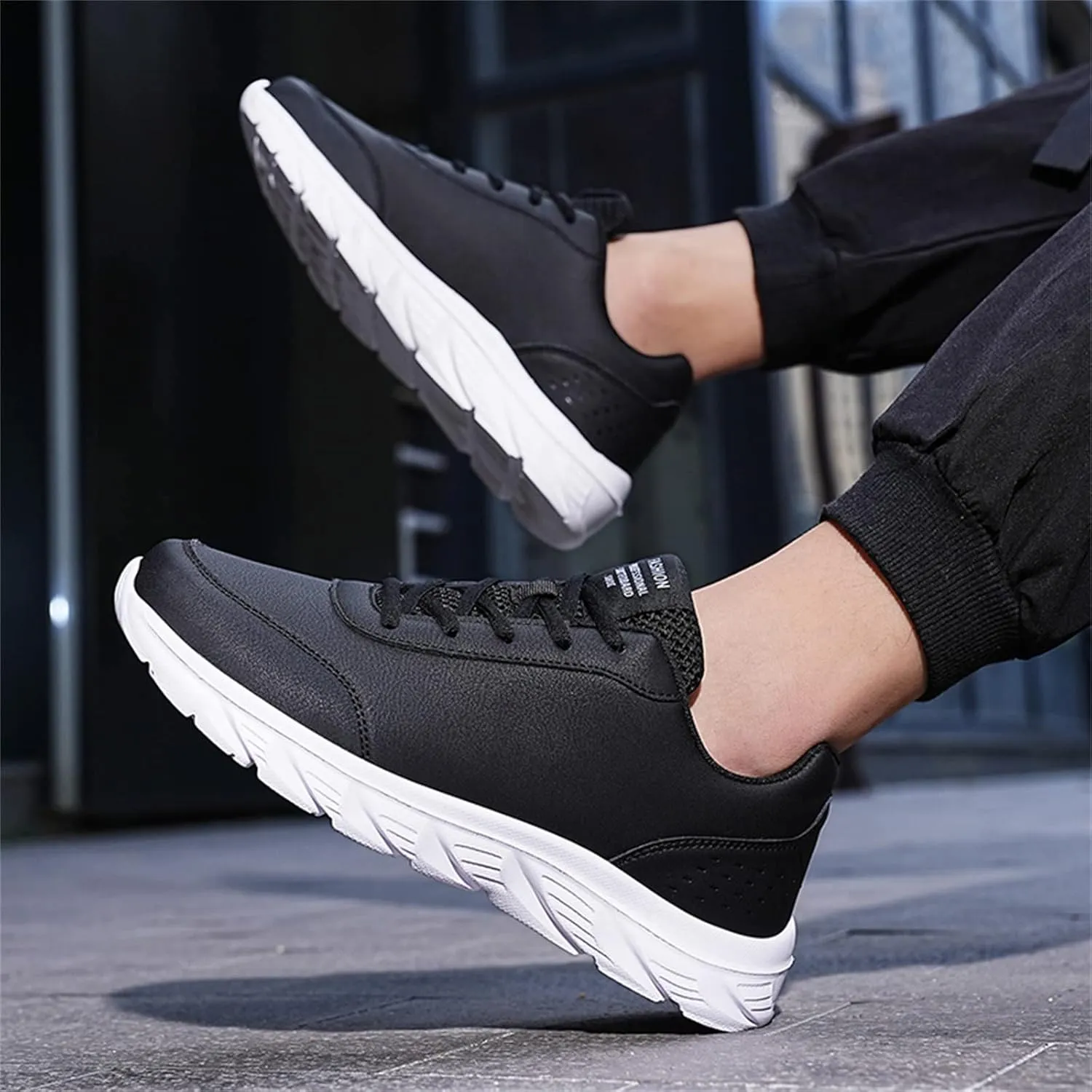 Outdoor Jogging Sneakers for Men Comfortable Breathable Lightweight Tennis Shoe Men's Comfortable Canvas Shoes