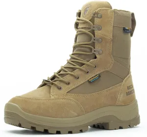 ROCKROOSTER Tactical Boots for men, Comfortable Anti-Fatigue Tech, Durable, Quick Dry Combat Boots