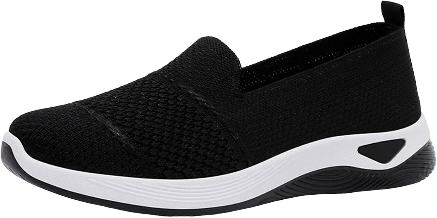 Running Shoes for Women Slip On Versatile Casual Sneakers Comfort Lightweight Sock Shoes Breathable Mesh Shoes