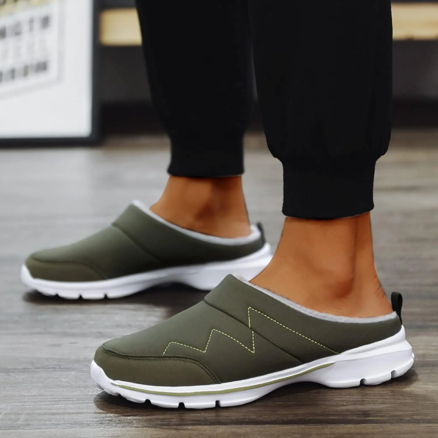Running Shoes Womens Lightweight White Platform Sneakers Womens Walking Shoes Comfortable & Lightweight Loafers for Men Womens Slip On Sneakers with Arch Support