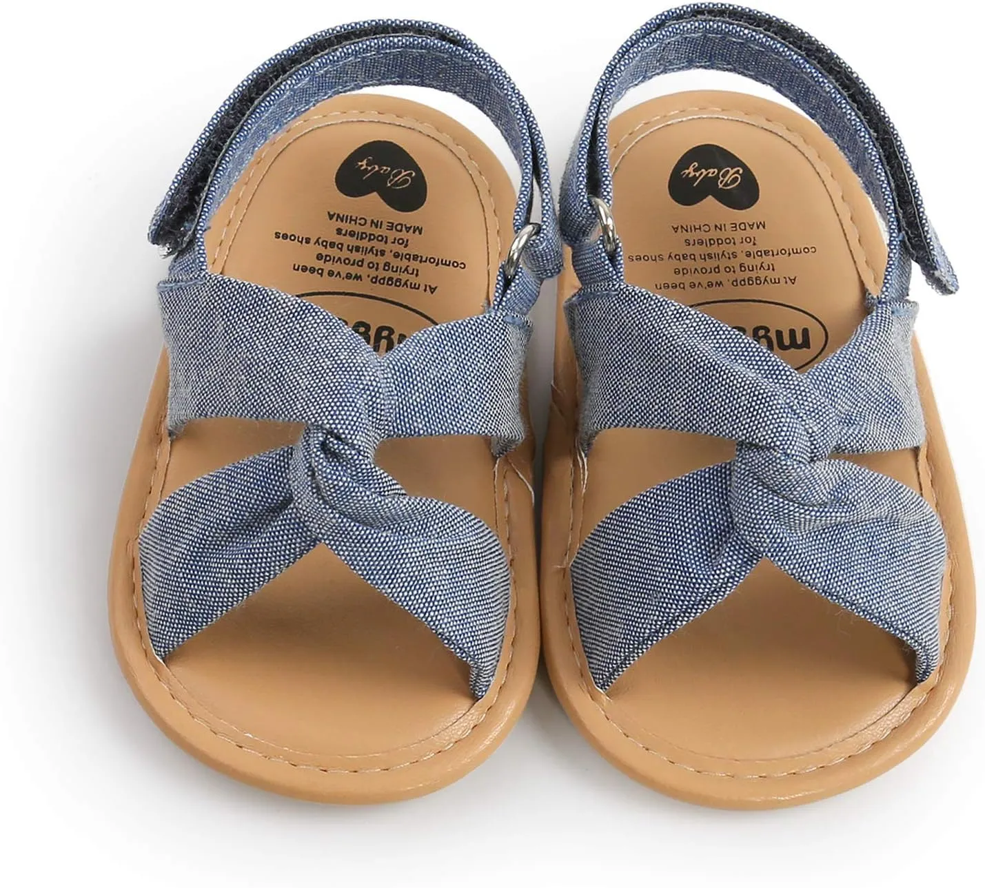 RVROVIC Baby Boys Girls Sandals Premium Infant Summer Outdoor Shoes PU Lightweight Soft Anti-Slip Sole Toddler Prewalker