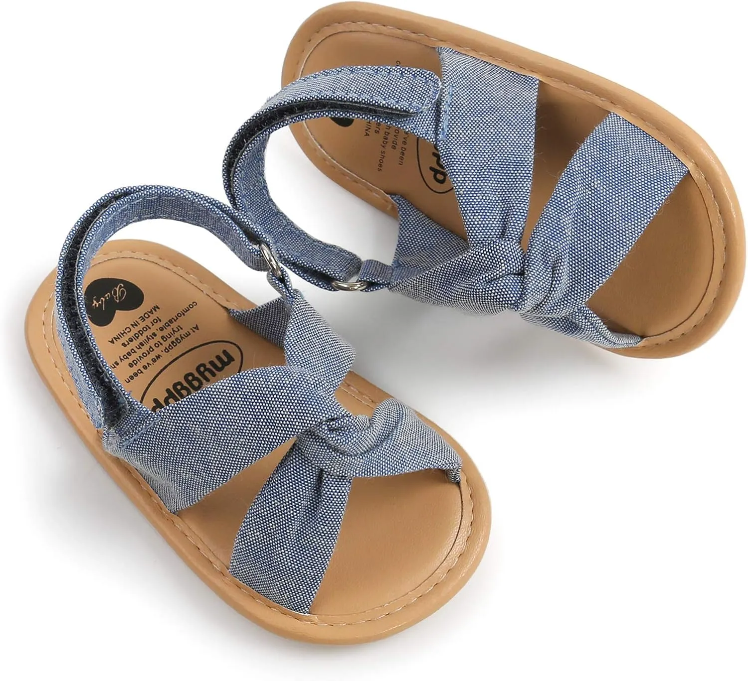 RVROVIC Baby Boys Girls Sandals Premium Infant Summer Outdoor Shoes PU Lightweight Soft Anti-Slip Sole Toddler Prewalker
